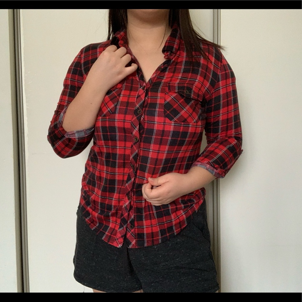 Red and black flannel